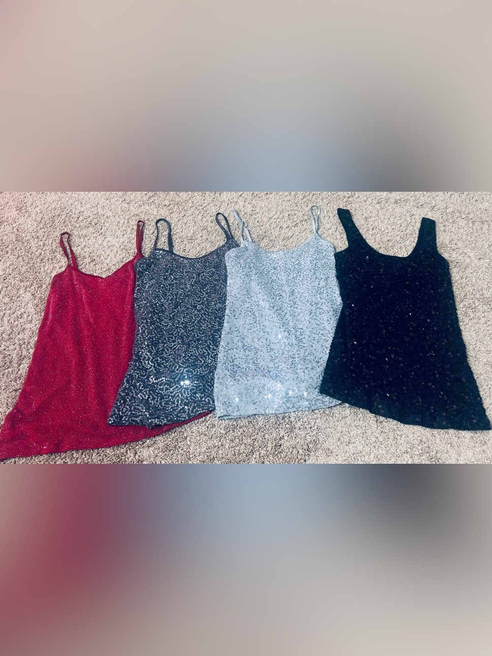 Express sparkle top lot